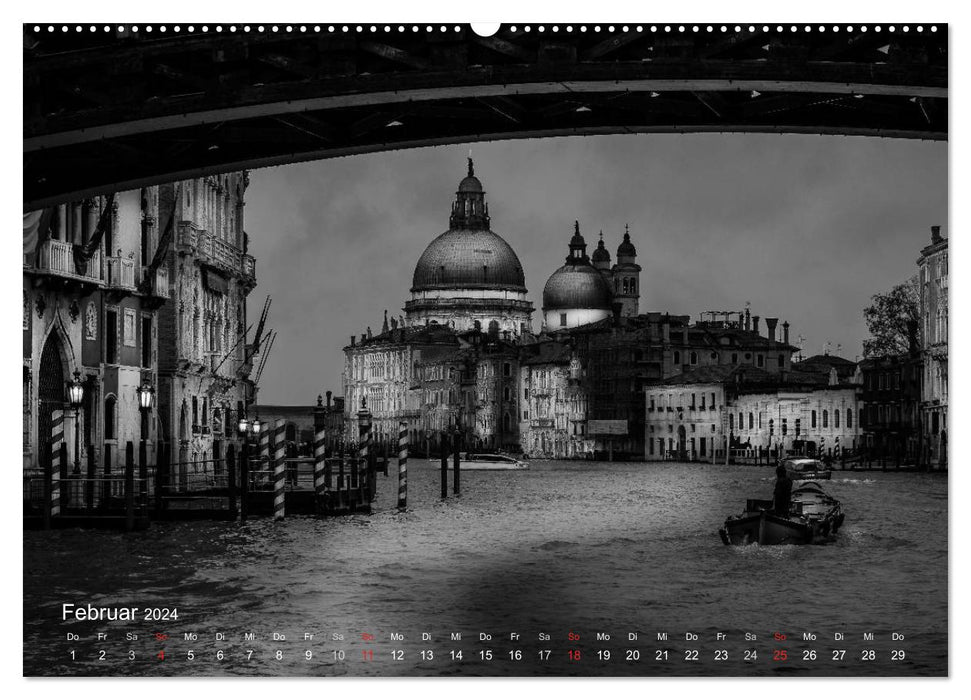 Venice - Light and Shadow (CALVENDO Premium Wall Calendar 2024) 