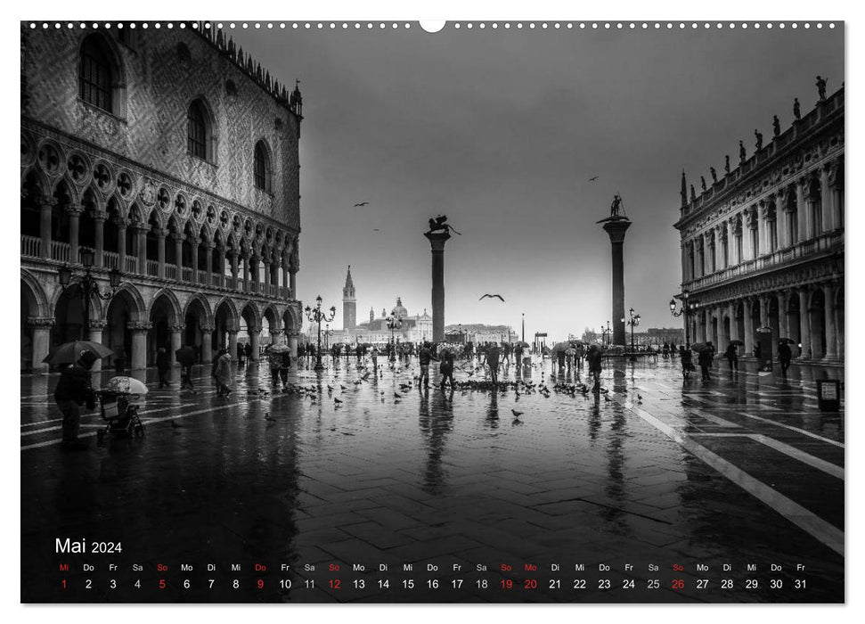 Venice - Light and Shadow (CALVENDO Premium Wall Calendar 2024) 