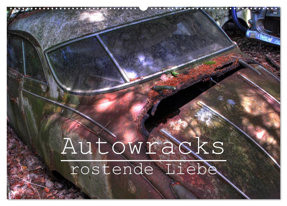 Car wrecks - rusting love (CALVENDO wall calendar 2024) 