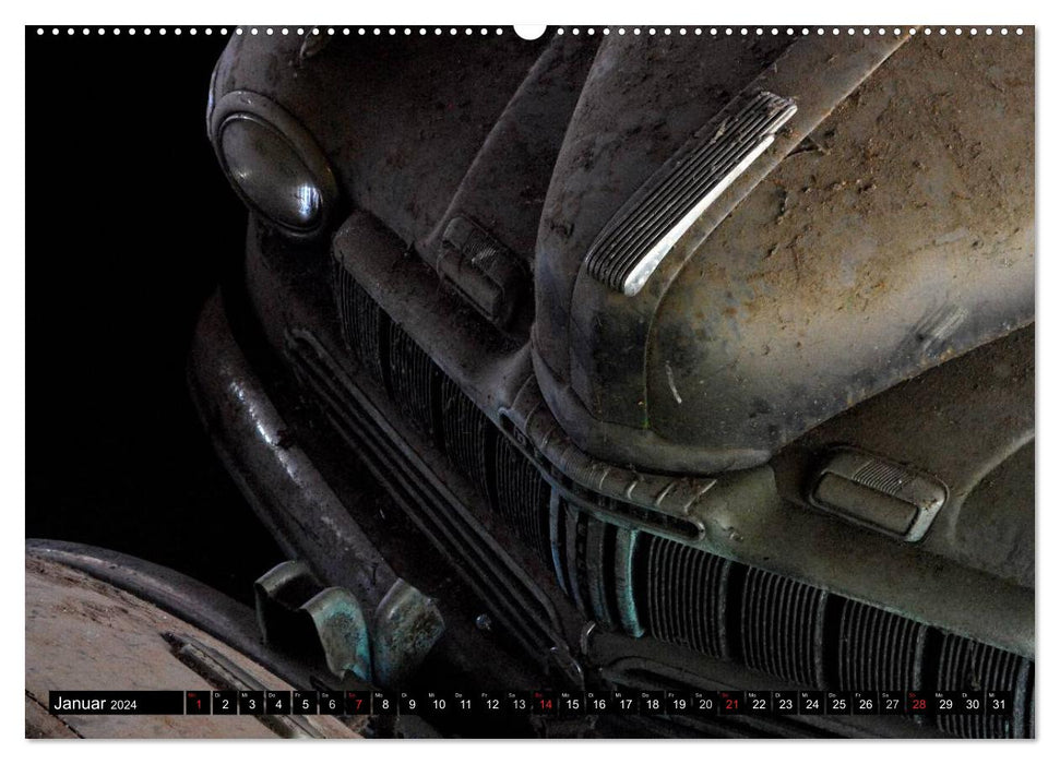 Car wrecks - rusting love (CALVENDO wall calendar 2024) 