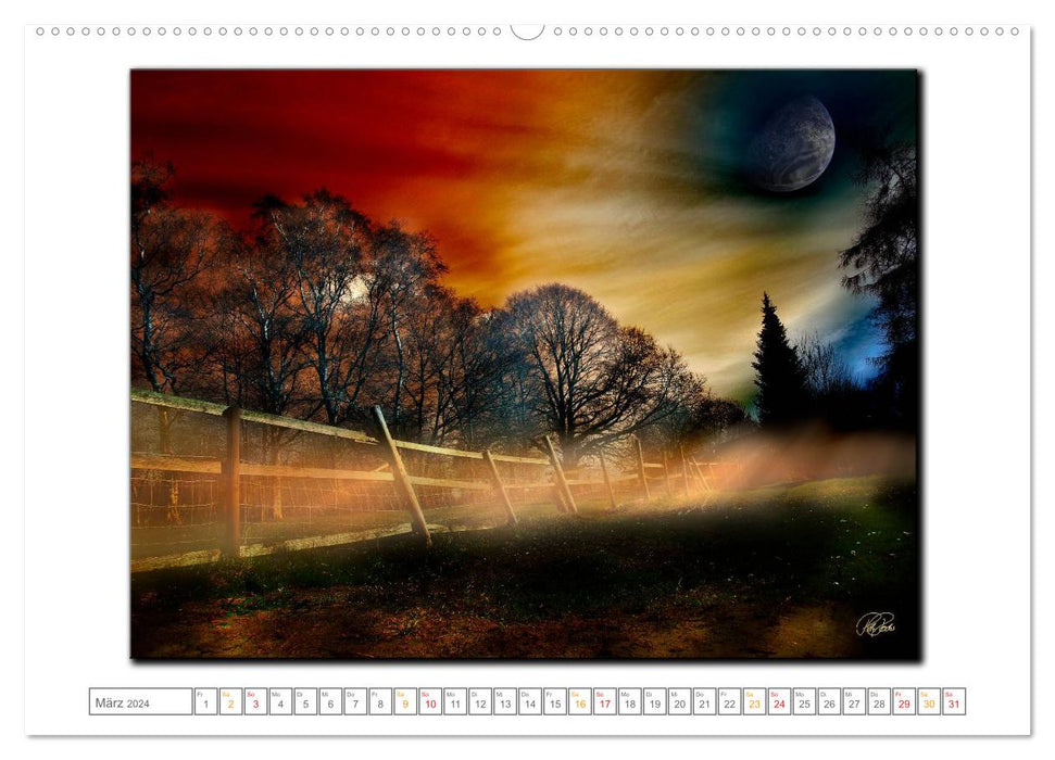 Intermediate times - times between day and night (CALVENDO wall calendar 2024) 