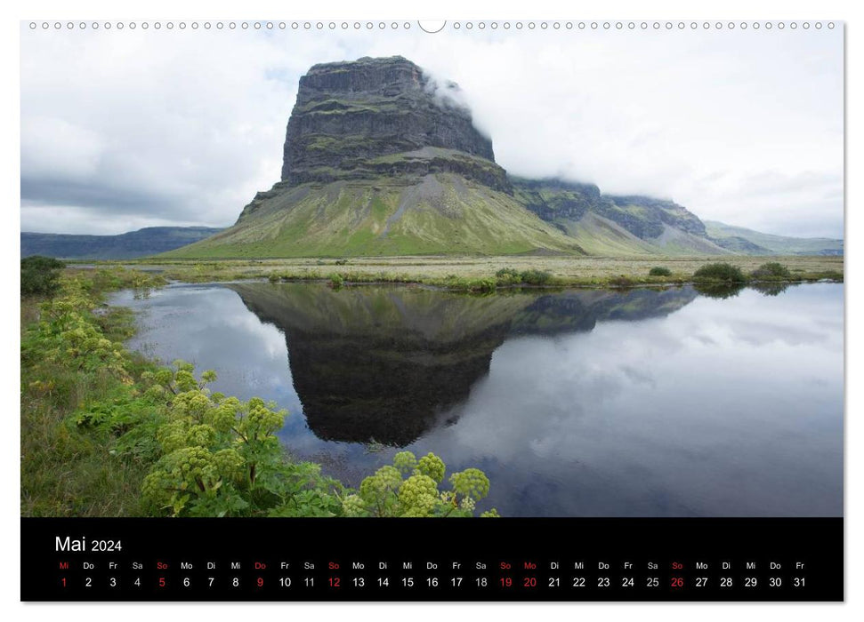 Iceland - Landscape and Nature (CALVENDO Premium Wall Calendar 2024) 