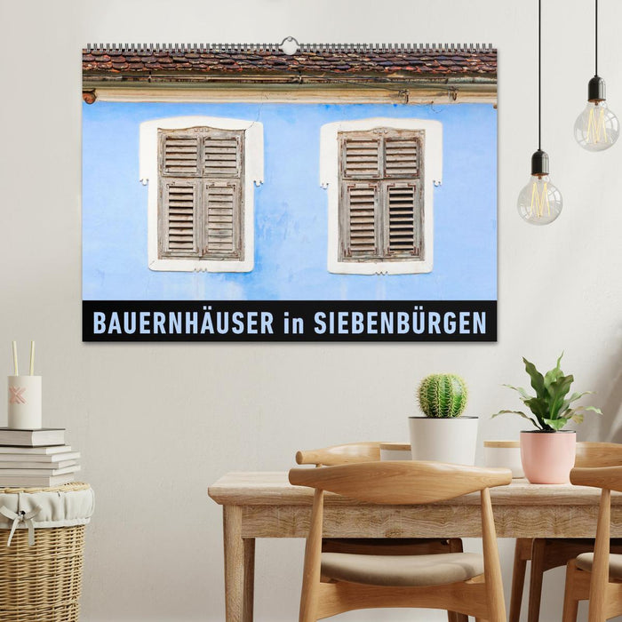 Bauernhäuser in Siebenbürgen (CALVENDO Wandkalender 2024)