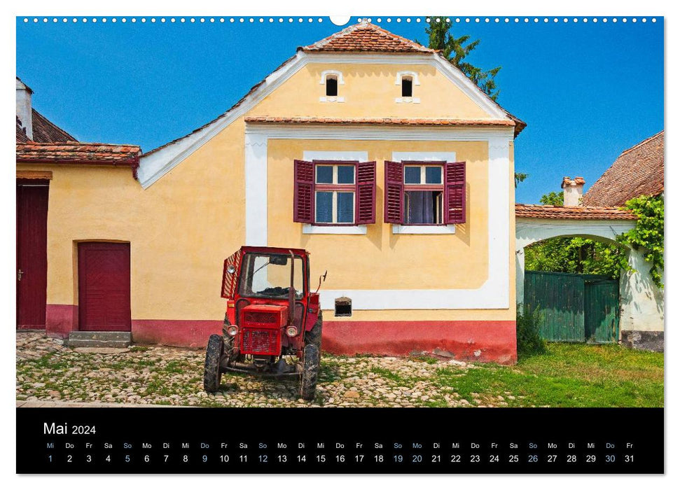Bauernhäuser in Siebenbürgen (CALVENDO Wandkalender 2024)