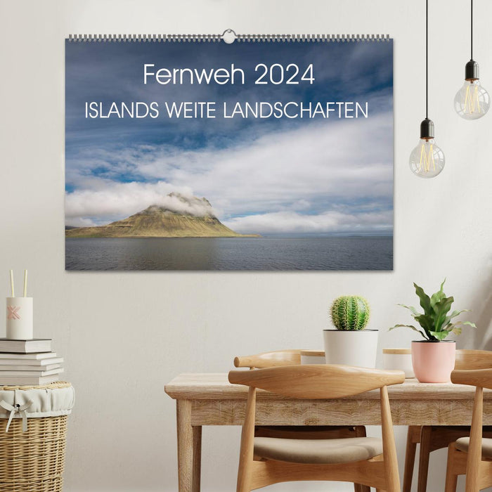 Fernweh 2024 – Islands weite Landschaften (CALVENDO Wandkalender 2024)
