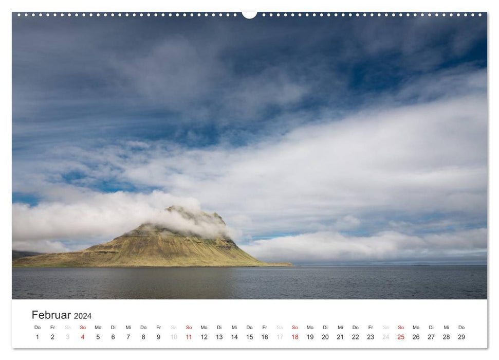 Wanderlust 2024 – Iceland’s vast landscapes (CALVENDO wall calendar 2024) 