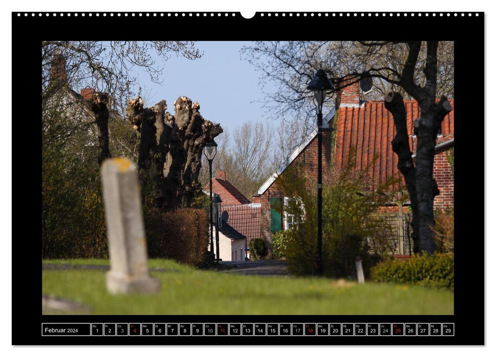 Rysum - Warfendorf in East Frisia (CALVENDO wall calendar 2024) 