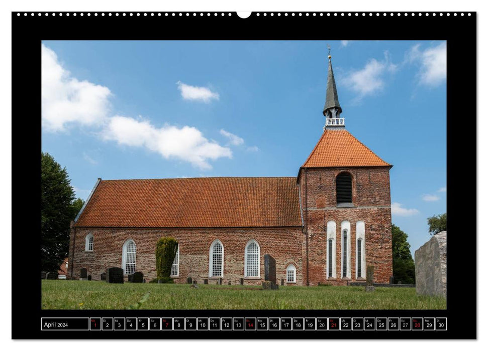 Rysum - Warfendorf in East Frisia (CALVENDO wall calendar 2024) 