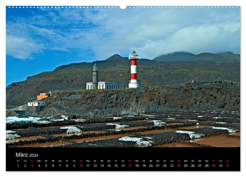 La Palma - the green island (CALVENDO Premium Wall Calendar 2024) 
