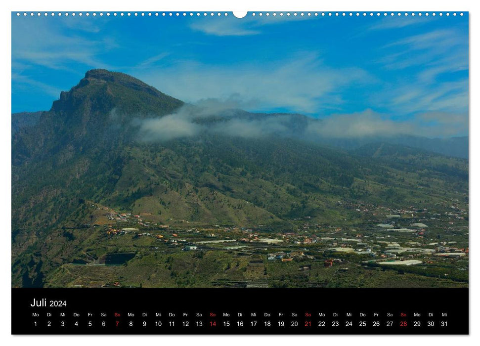 La Palma - die grüne Insel (CALVENDO Premium Wandkalender 2024)
