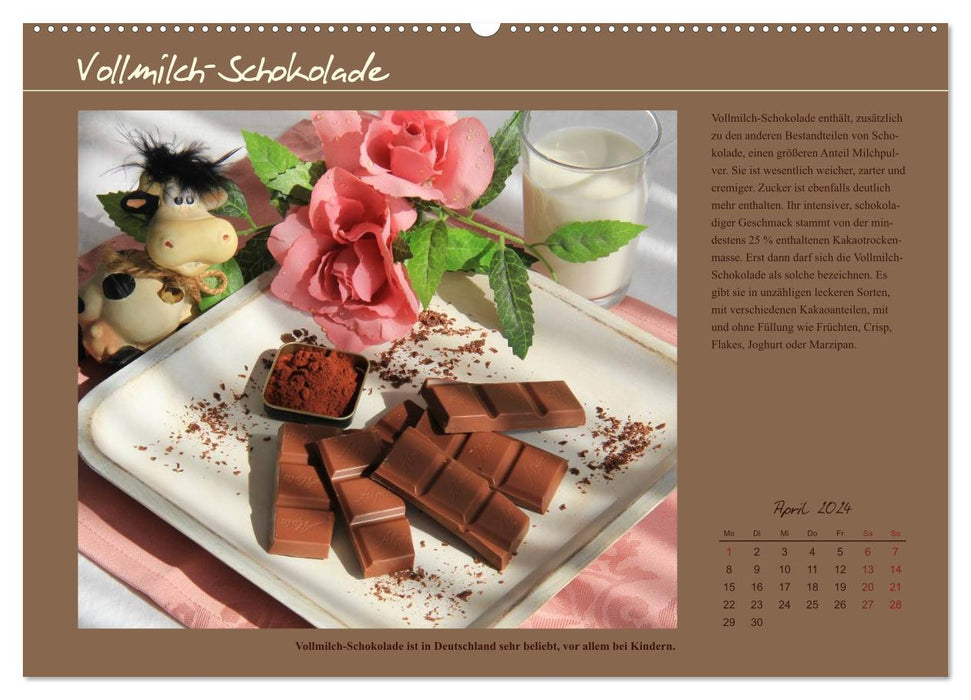 Chocolate - from the cocoa bean (CALVENDO wall calendar 2024) 