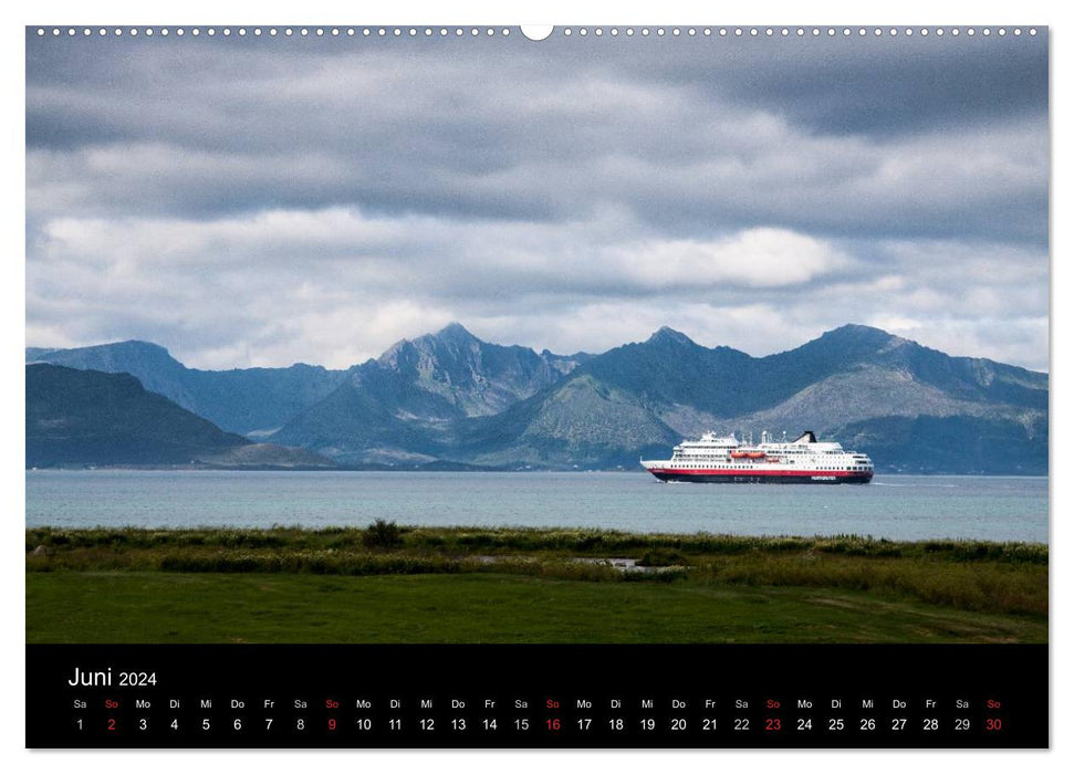 North Norway Norge - Norway (CALVENDO Premium Wall Calendar 2024) 