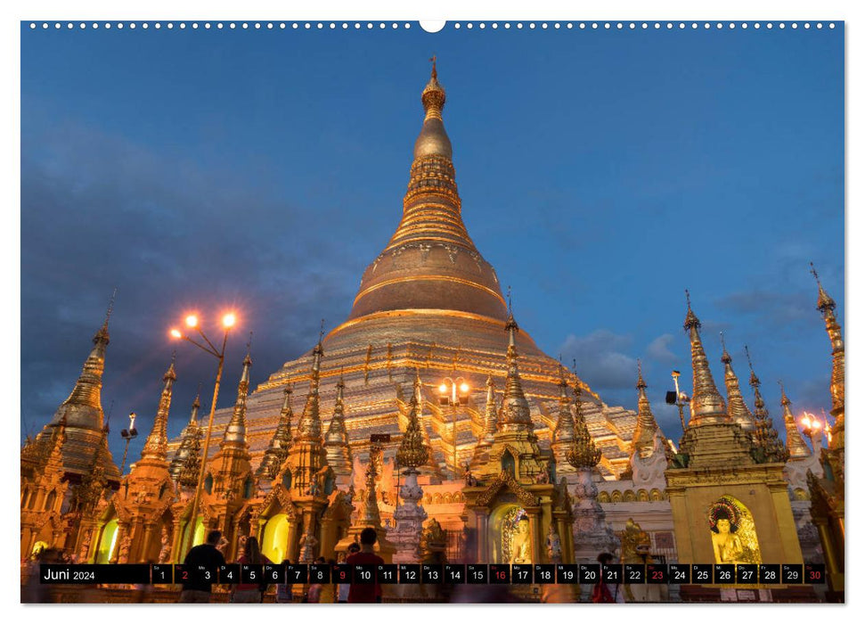 Myanmar - Burma (CALVENDO Wandkalender 2024)