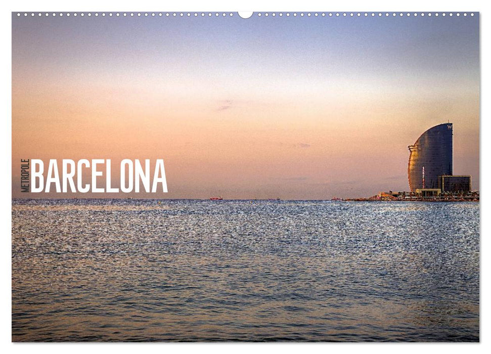 Metropolis Barcelona (CALVENDO wall calendar 2024) 