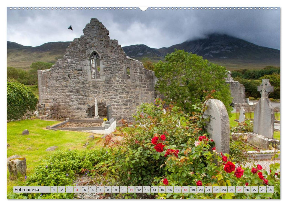 IRELAND - Mysterious Abbeys (CALVENDO Wall Calendar 2024) 