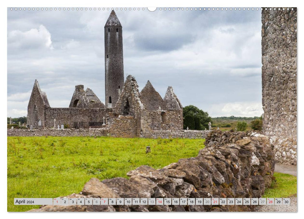 IRLAND - Geheimnisvolle Abteien (CALVENDO Wandkalender 2024)