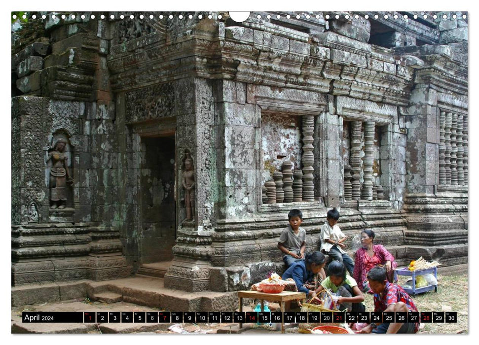 République populaire du Laos (Calendrier mural CALVENDO 2024) 