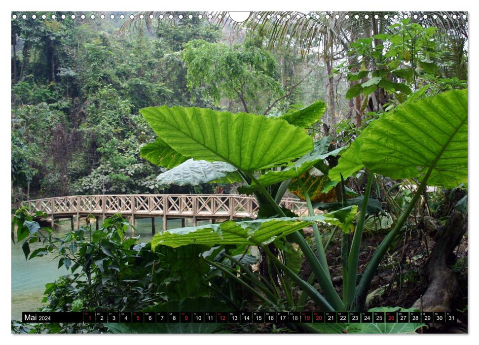 République populaire du Laos (Calendrier mural CALVENDO 2024) 