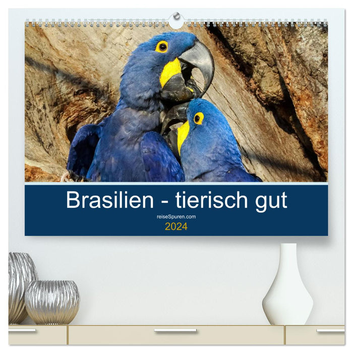 Brasilien tierisch gut 2024 (CALVENDO Premium Wandkalender 2024)