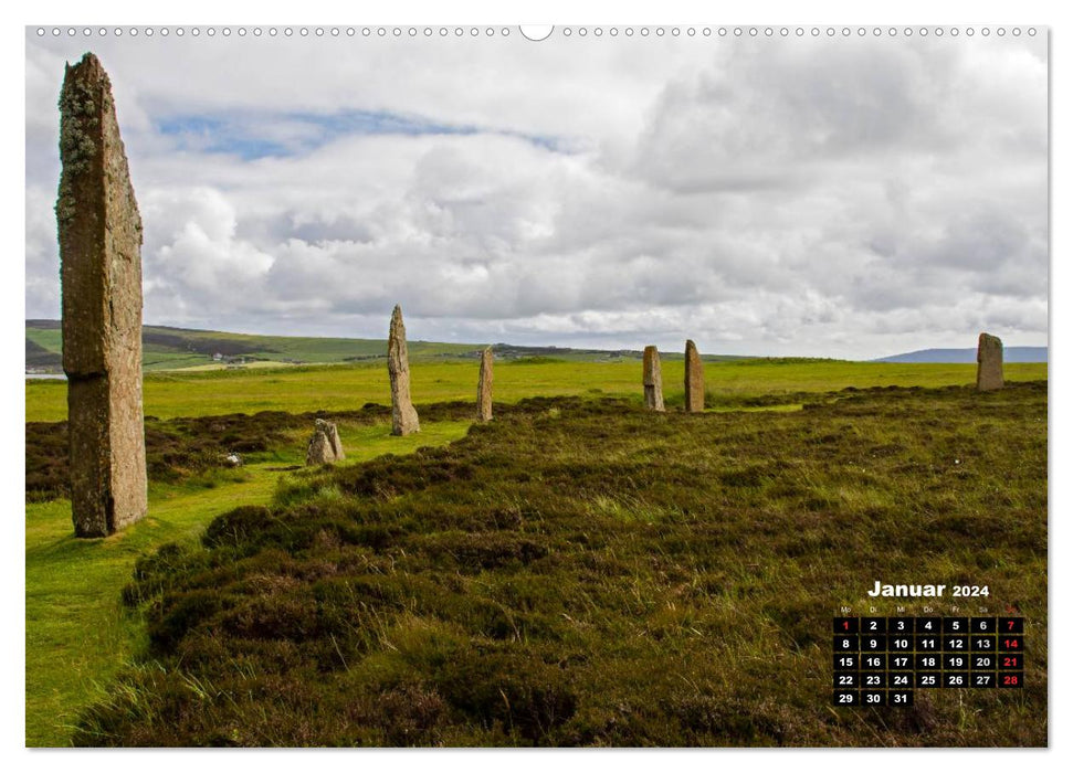 Die Orkneys - Schottlands nördliche Inseln (CALVENDO Premium Wandkalender 2024)