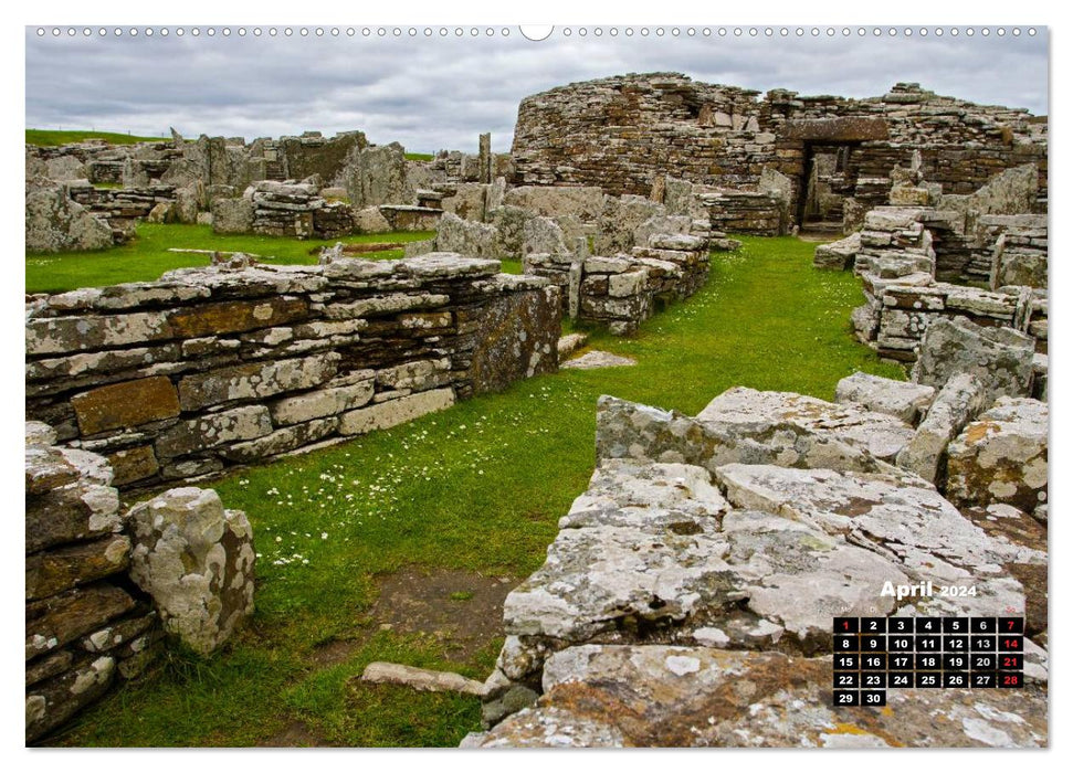Die Orkneys - Schottlands nördliche Inseln (CALVENDO Premium Wandkalender 2024)