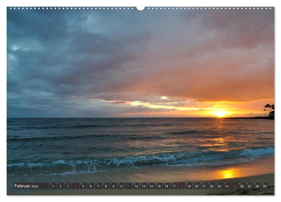 Sun, sea and clouds (CALVENDO Premium wall calendar 2024) 