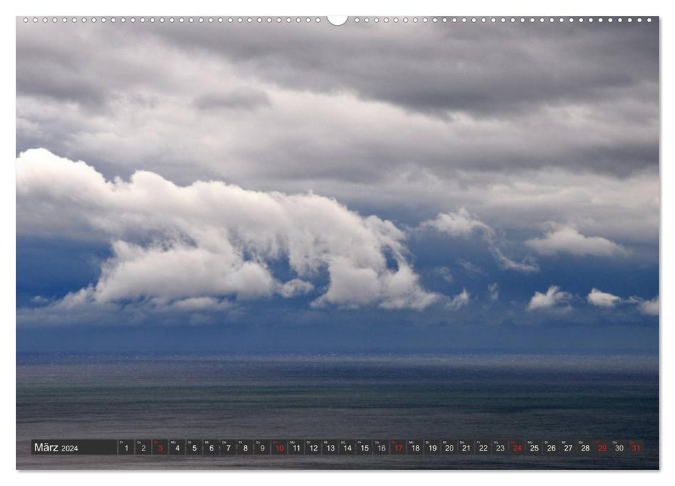 Sonne, Meer und Wolken (CALVENDO Premium Wandkalender 2024)