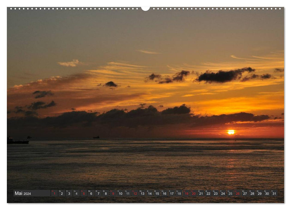Sonne, Meer und Wolken (CALVENDO Premium Wandkalender 2024)