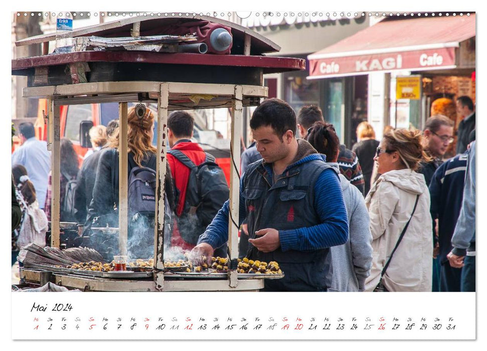 Istanbul - city on two continents (CALVENDO wall calendar 2024) 