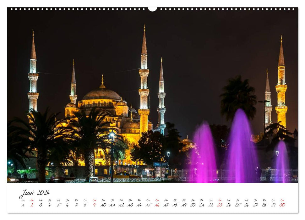 Istanbul - city on two continents (CALVENDO wall calendar 2024) 