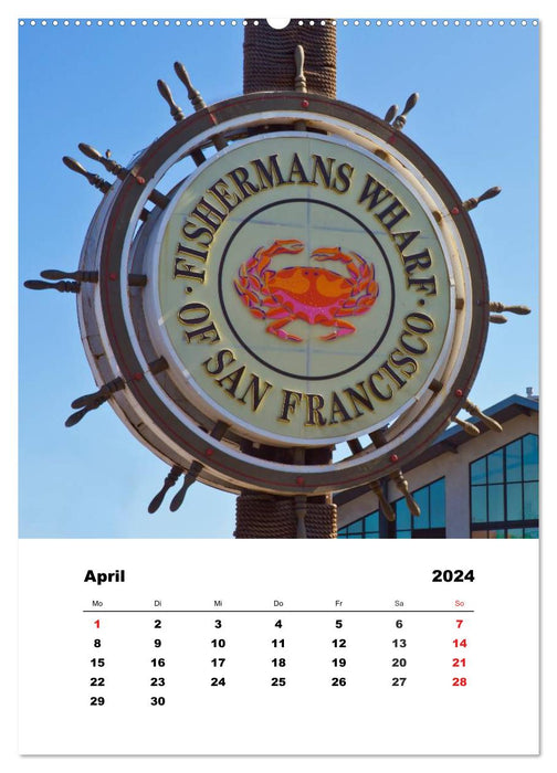 SAN FRANCISCO in summer (CALVENDO Premium Wall Calendar 2024) 