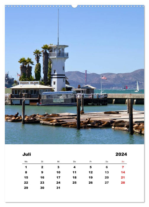 SAN FRANCISCO in summer (CALVENDO Premium Wall Calendar 2024) 