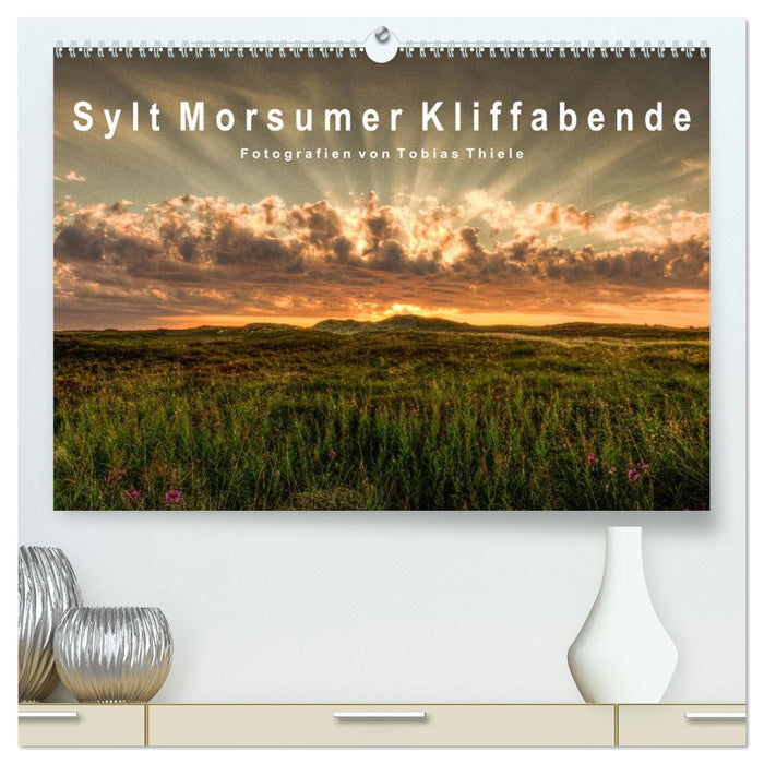 Photographies des soirées de la falaise de Sylt Morsum par Tobias Thiele (Calendrier mural CALVENDO Premium 2024) 