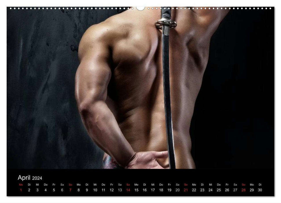Männer - Erotische Gladiatoren (CALVENDO Premium Wandkalender 2024)