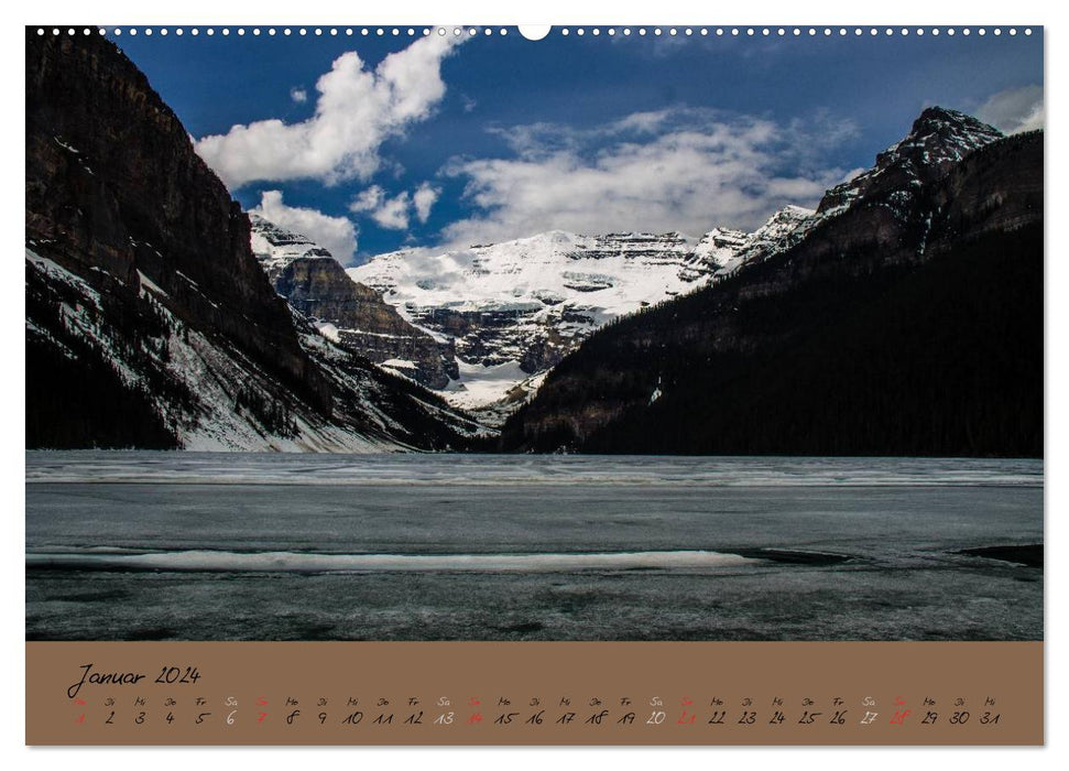 Wanderlust for Western Canada (CALVENDO wall calendar 2024) 