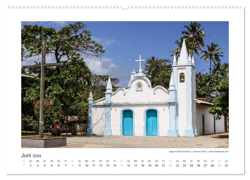 Brasilien 2024 Bahia - die Wiege Brasiliens (CALVENDO Premium Wandkalender 2024)