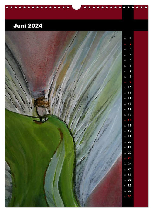 Colorful angels (CALVENDO wall calendar 2024) 
