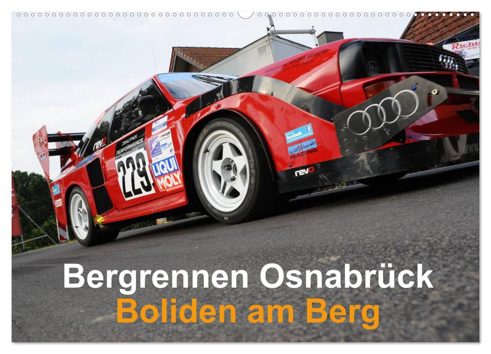 Bergrennen Osnabrück – Boliden am Berg (CALVENDO Wandkalender 2024)