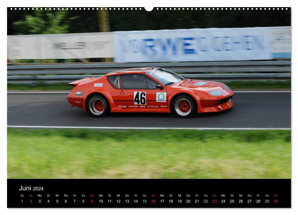 Osnabrück mountain race – racing cars on the mountain (CALVENDO wall calendar 2024) 
