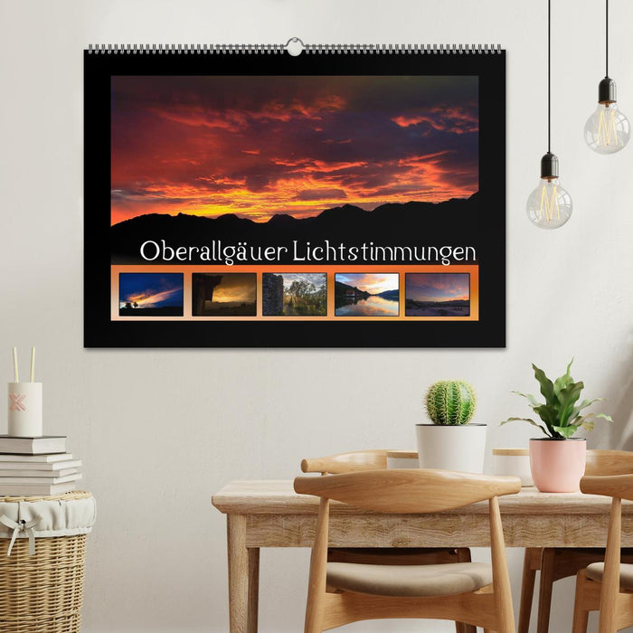 Oberallgäu lighting moods (CALVENDO wall calendar 2024) 