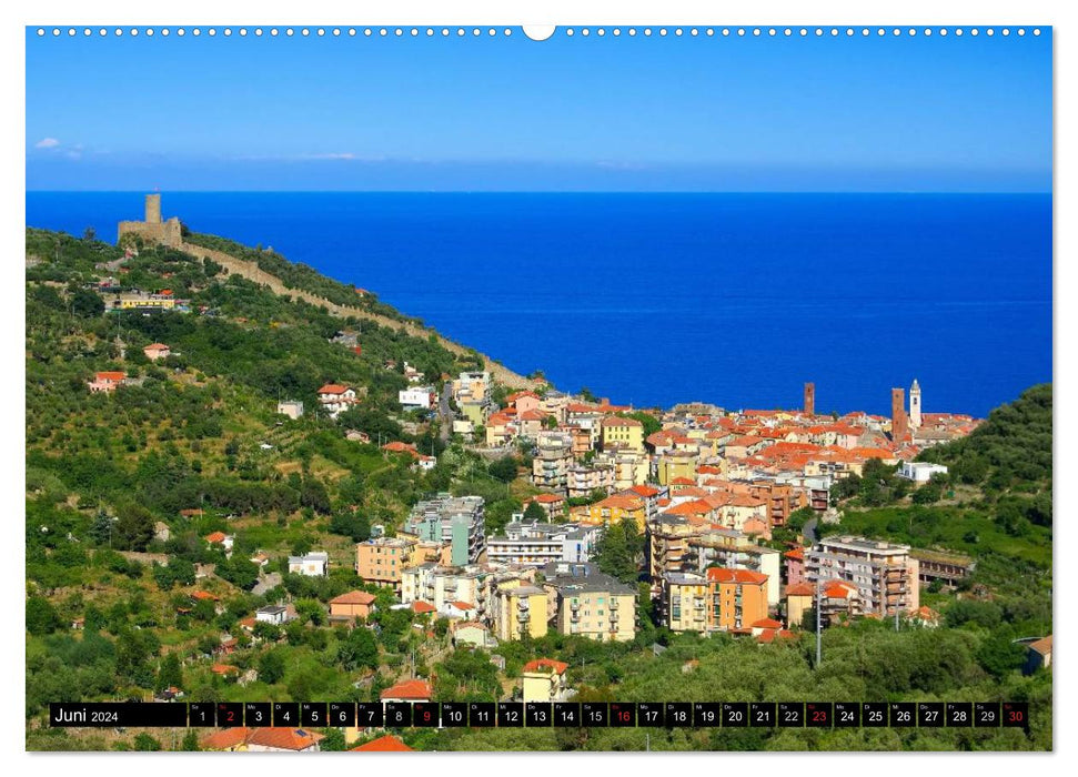 Riviera di Ponente (CALVENDO Premium Wall Calendar 2024) 