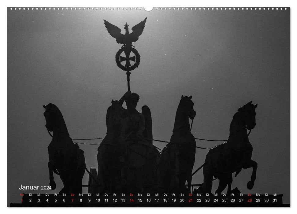Berlin - light and shadow (CALVENDO wall calendar 2024) 