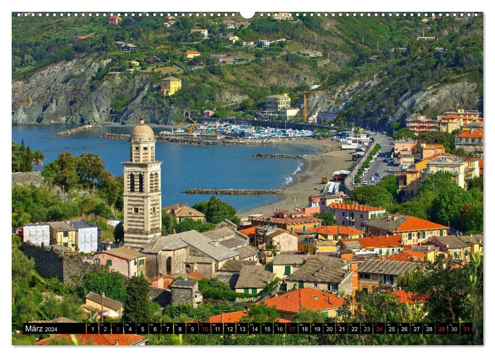 Vacation on the Italian Riviera (CALVENDO wall calendar 2024) 