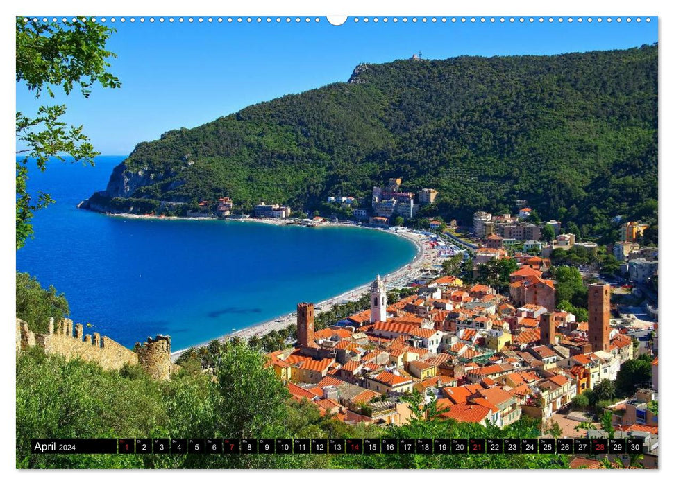 Urlaub an der Italienischen Riviera (CALVENDO Wandkalender 2024)