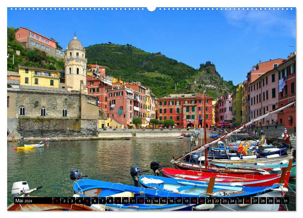 Vacation on the Italian Riviera (CALVENDO wall calendar 2024) 