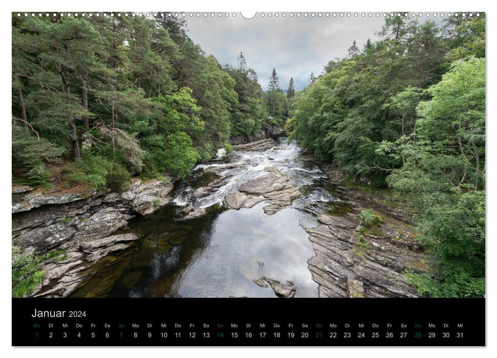 Scotland Highlands and East Coast (CALVENDO Premium Wall Calendar 2024) 