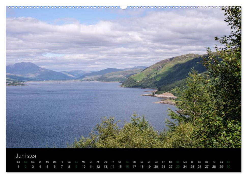 Scotland Highlands and East Coast (CALVENDO Premium Wall Calendar 2024) 