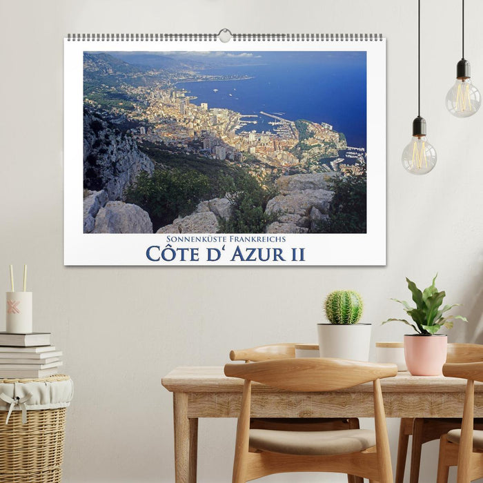 Côte d'Azur II – Côte ensoleillée de France (Calendrier mural CALVENDO 2024) 