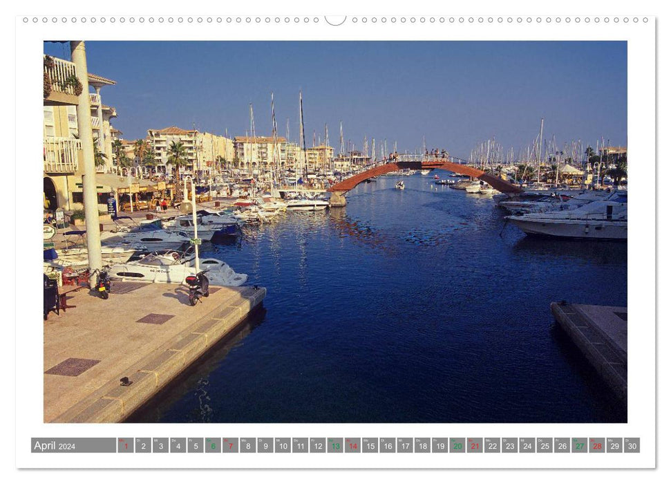 Cote d' Azur II - Sunny Coast of France (CALVENDO Wall Calendar 2024) 