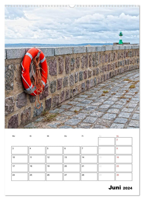 Rügen und Hiddensee - Bilder eines Sommers / Planer (CALVENDO Premium Wandkalender 2024)